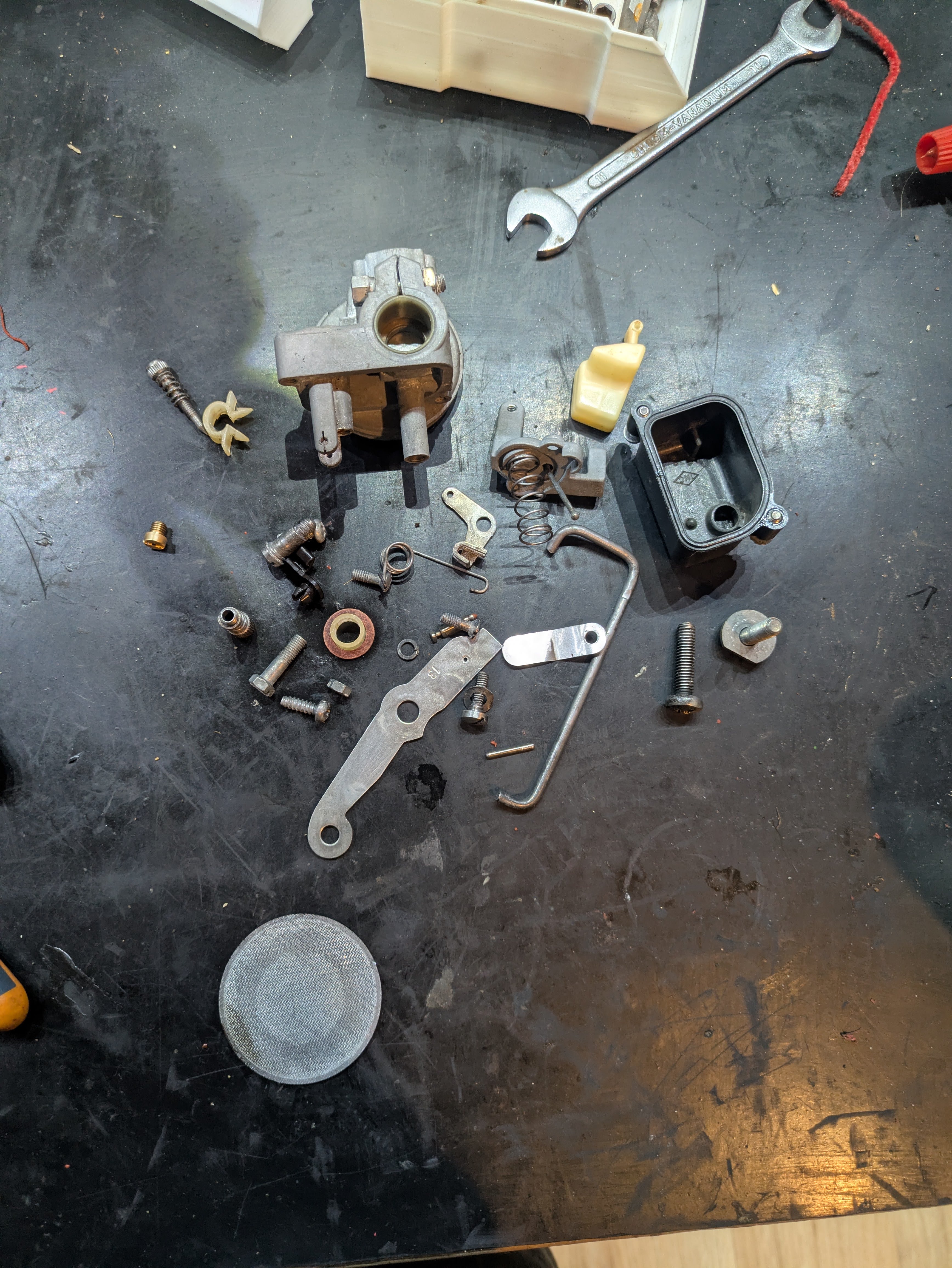 I componenti del carburatore